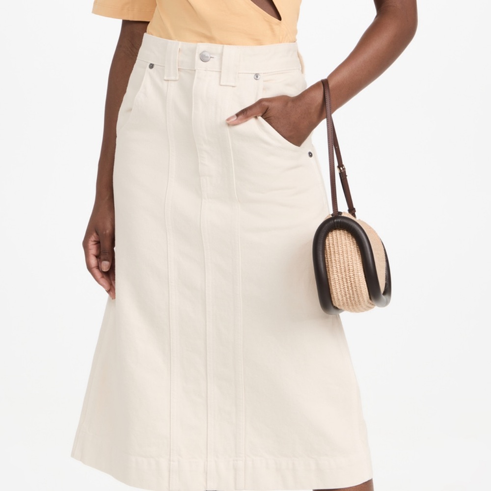 Cream A-Women's Skirt